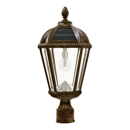 Solar LED Royal Bulb Light - Weathered Bronze - Gama Sonic