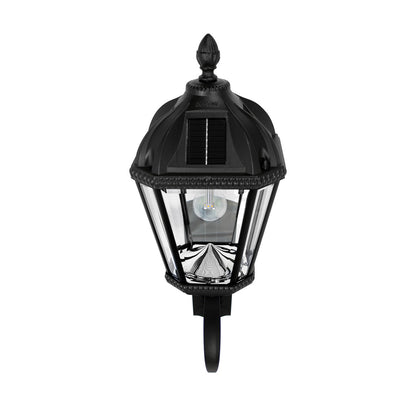 Solar LED Royal Bulb Lantern Light - Black - Gama Sonic