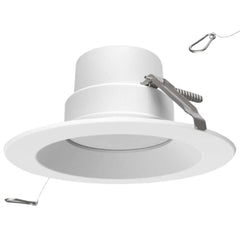 6in. LED Wattage Adjustable & Color Tunable Recessed Downlight - Integrated Driver - 90CRI - 9W/13W/18.5W - 3000K/3500K/4000K - Keystone