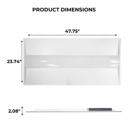 Pallet of 34 - 2x4 LED Troffer Light - Wattage Adjustable 20W/25W/30W/40W/50W - Color Tunable 35K/40K/50K/57K/65K - LumeGen