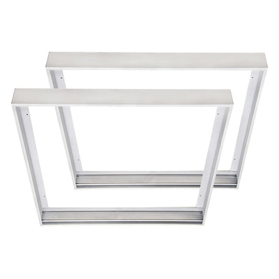 Case of 2 - LED 2x2 Flat Panel Surface Mount Fixture by Jen Lighting