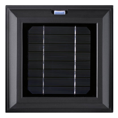 Solar LED Aspen Post Light - 120 Lumens - 2700K - Black Finish - Gama Sonic