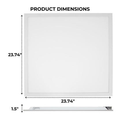 Surface Mount 2x2 LED Flat Panel Light - 30W - 4000K - Case of 4 - LumeGen