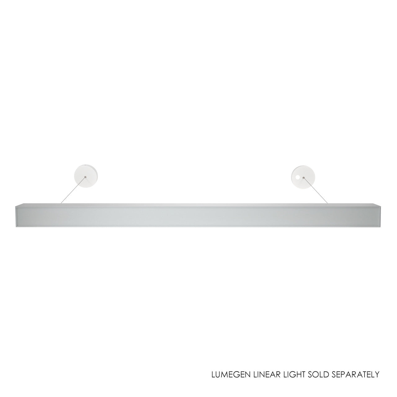 Surface Mount Canopy for LumeGen Linear Light - White Finish