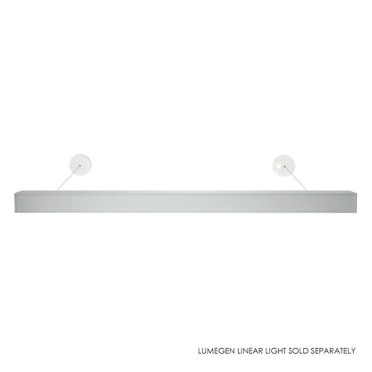 Surface Mount Canopy for LumeGen Linear Light - White Finish