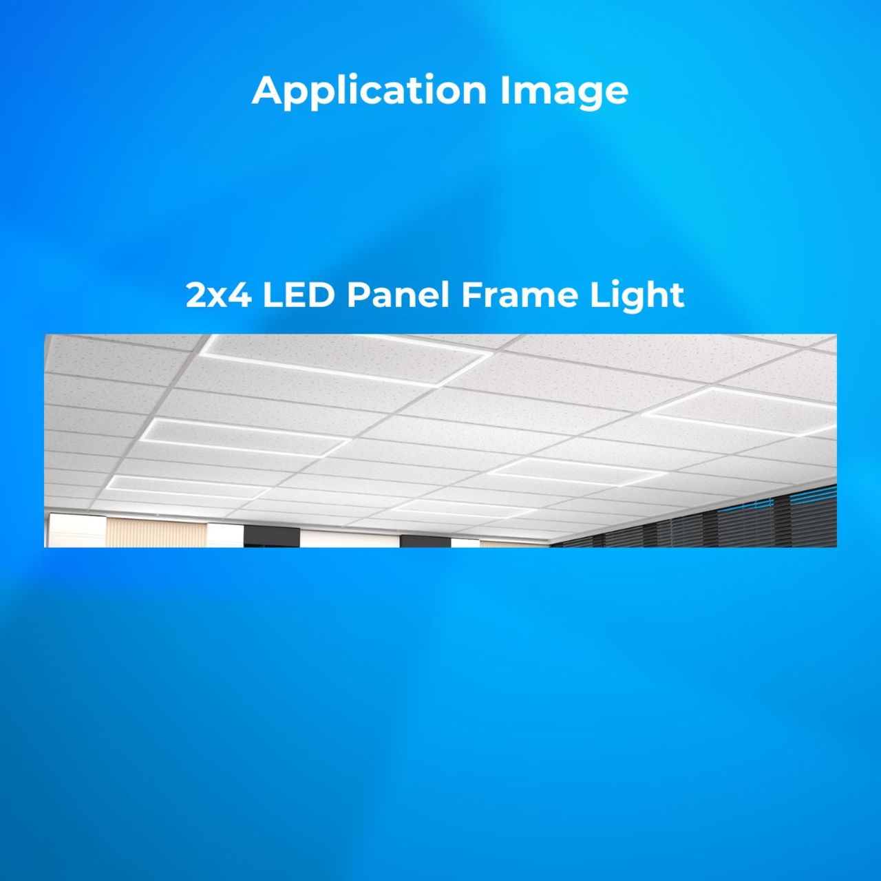 Case of 4 - 2x4 LED Panel Frame Light - Wattage Adjustable 20W/30W/40W/50W/55W - 5 Color Tunable - LumeGen