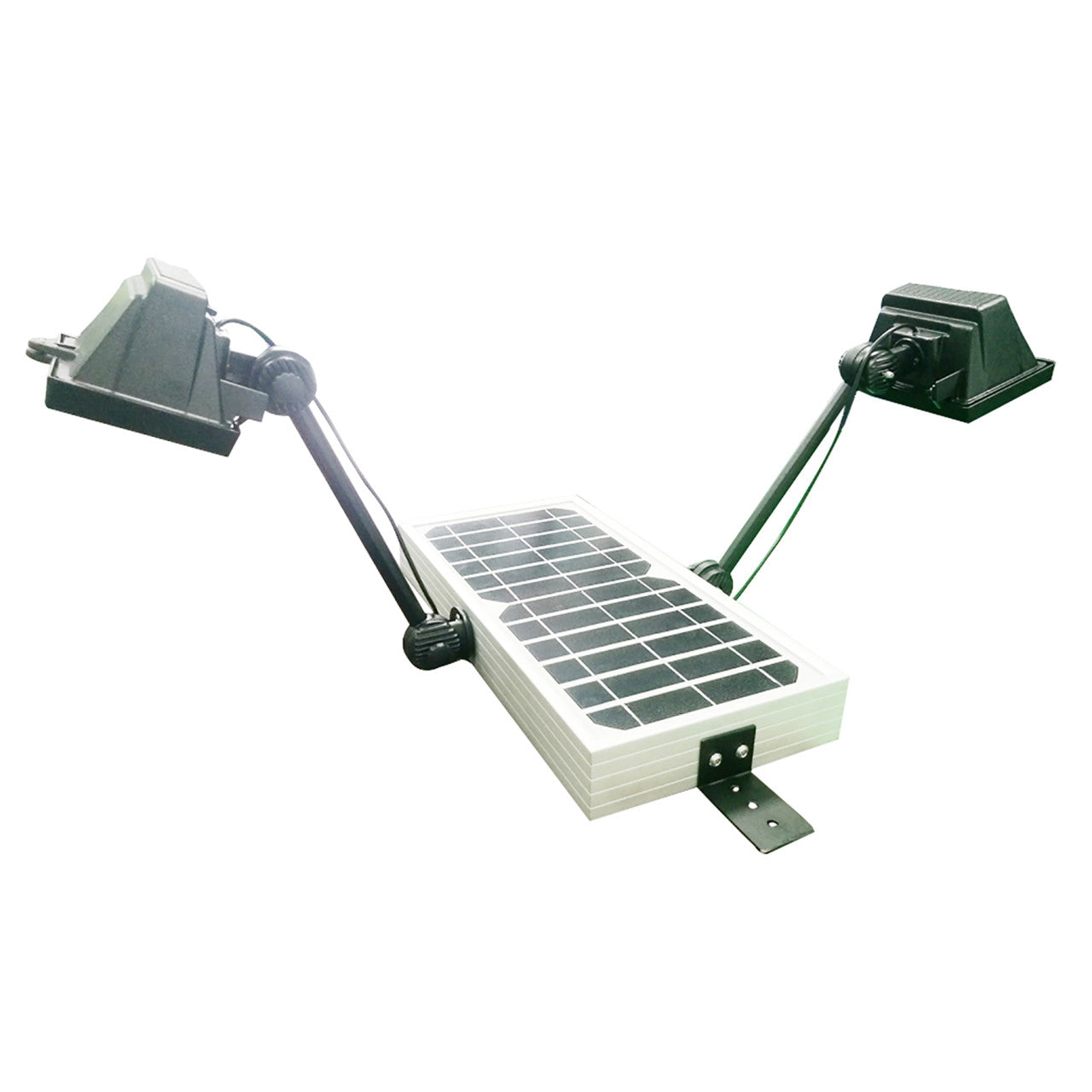 LED Solar Dual Head Sign Light - 1600 Lumens - LumeGen