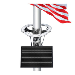 Solar LED Flag Light Ring - Pole Installation - 24 LEDs - LumeGen