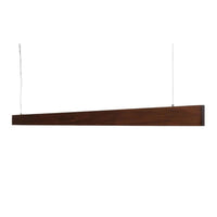 59in. Artisan Wood Collection Linear Pendant - 30W - 2850 Lumens - 3000K - Euri Lighting