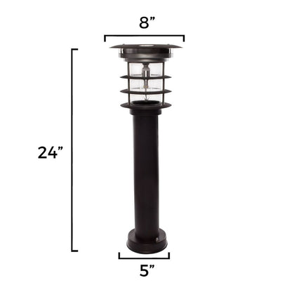 2-Pack Solar LED Bollard Light - with EZ Anchor - Gama Sonic