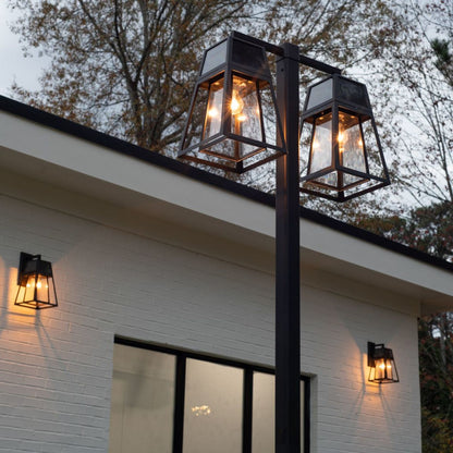 Solar LED Aria Post Light with 8ft Post - Gama Sonic