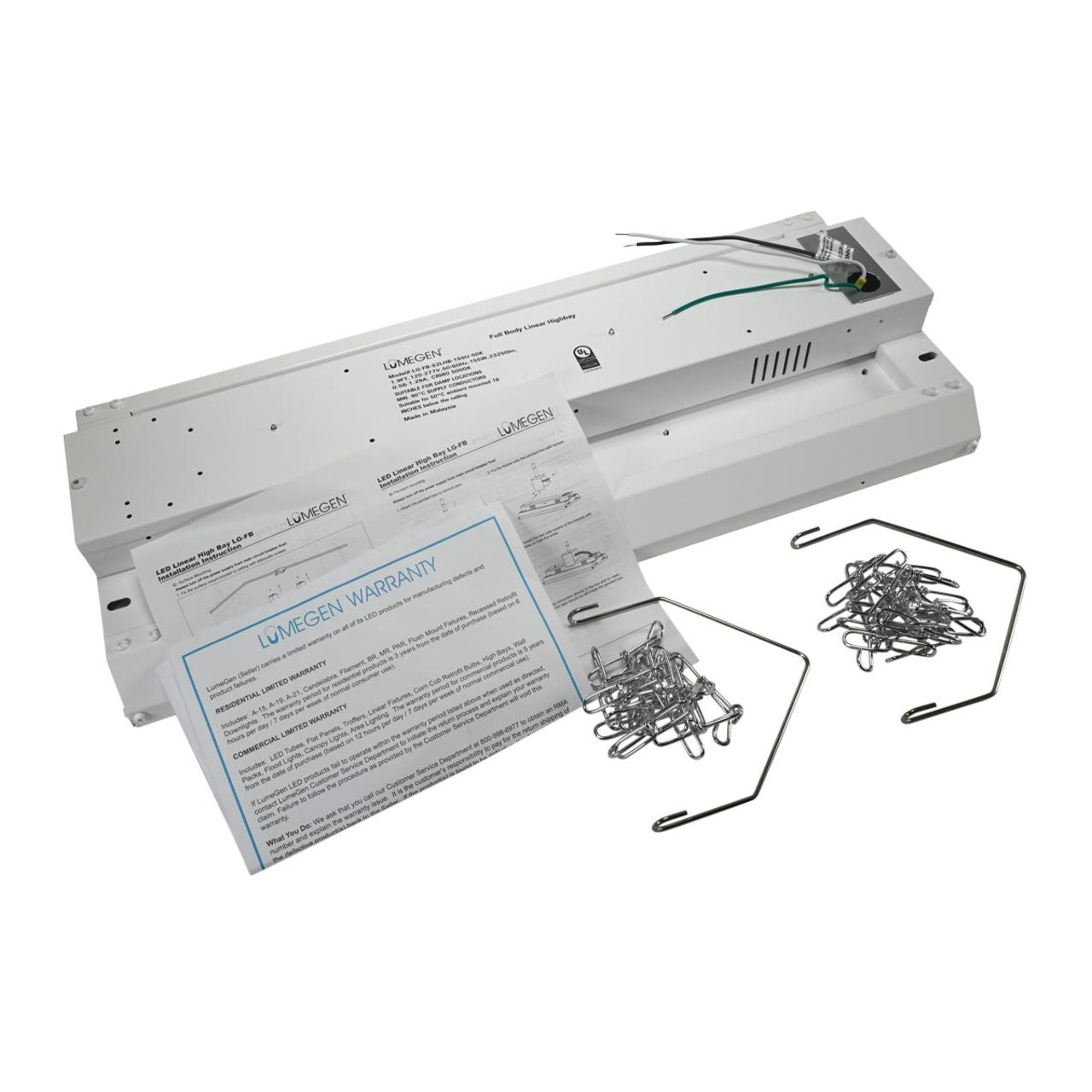 LED Linear High Bay - 155W - 23,250 Lumens - 4000K/5000K - LumeGen