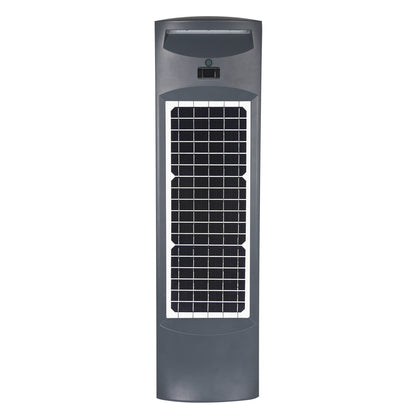 Solar LED Pillar Commercial Bollard - 500 Lumens - 3000K - Black Finish - Gama Sonic