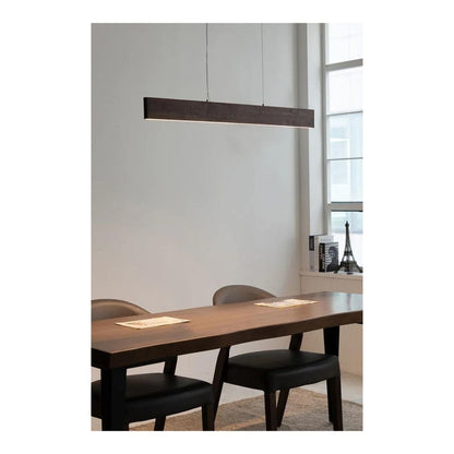 39in. Artisan Wood Collection Linear Pendant - 20W - 1795 Lumens - 3000K - Euri Lighting