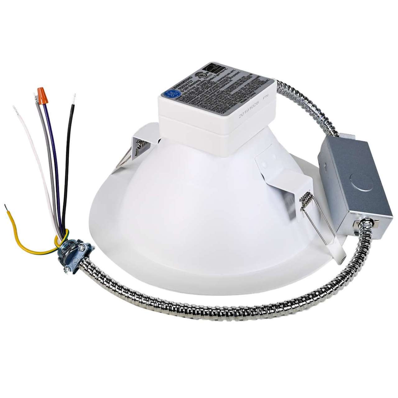 8in. LED Round LRX Lumination Retrofit Downlight - 35W - 3500 Lumens - 3500K - GE