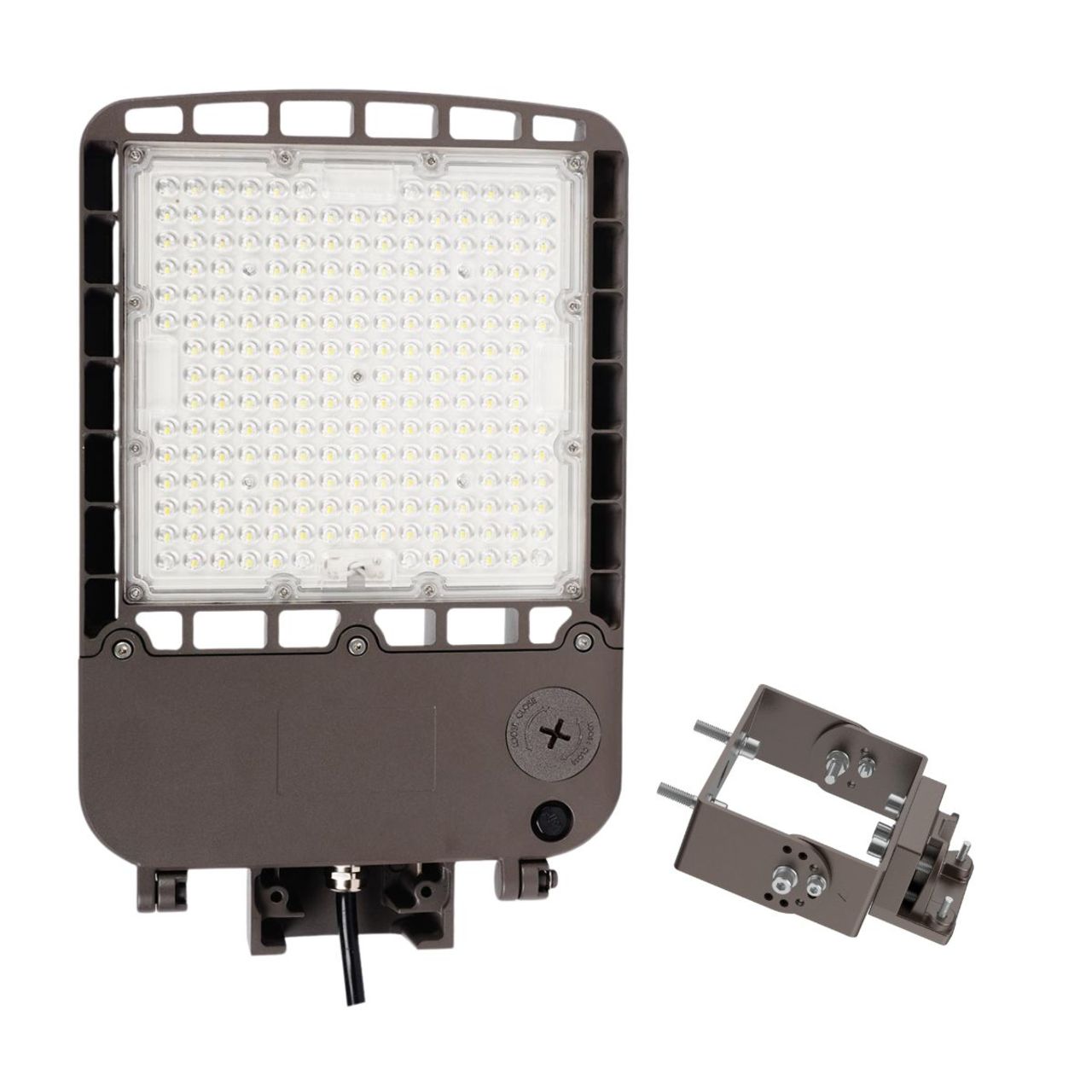 LED Area Light with Trunion Bracket - Wattage Adjustable 70W/100W/150W - 5000K - LumeGen