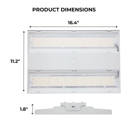 LED Linear High Bay - Wattage Adjustable up to 160W - Up to 22,000 Lumens - Color Tunable 4000K/5000K - LumeGen