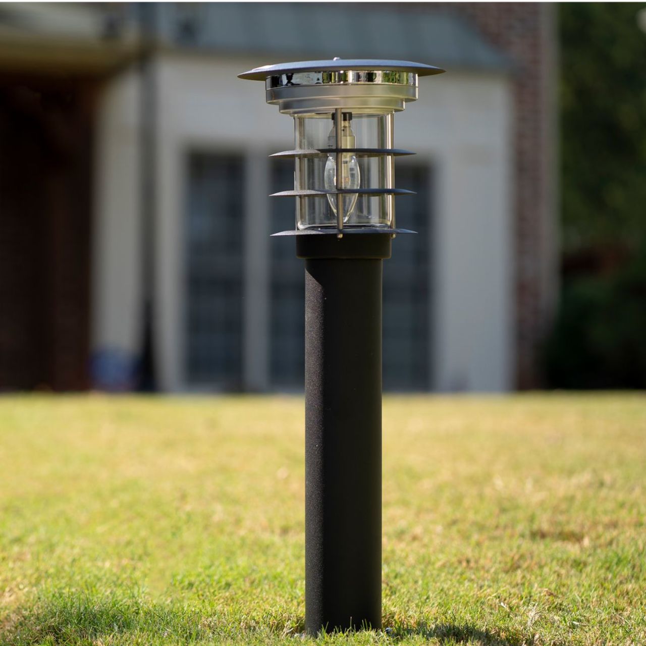 2-Pack Solar LED Bollard Light - with EZ Anchor - Gama Sonic