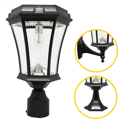 Solar LED Victorian Lantern Light - Gama Sonic