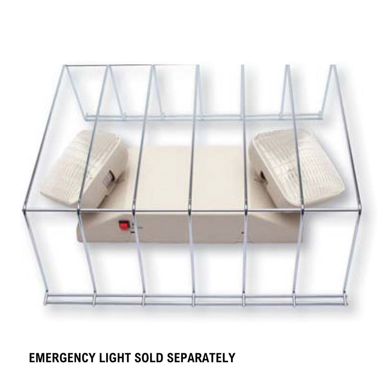 Small Wire Guard for Emergency Exit Lights