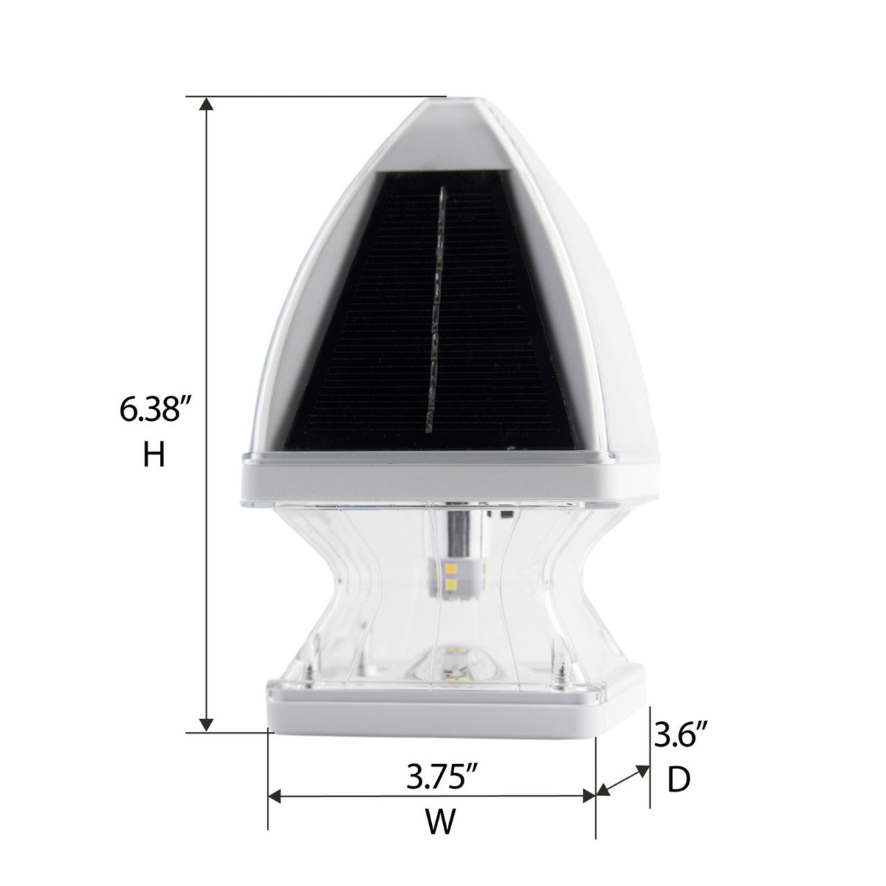 Solar LED Gothic Post Cap Light - 2-Pack - Gama Sonic