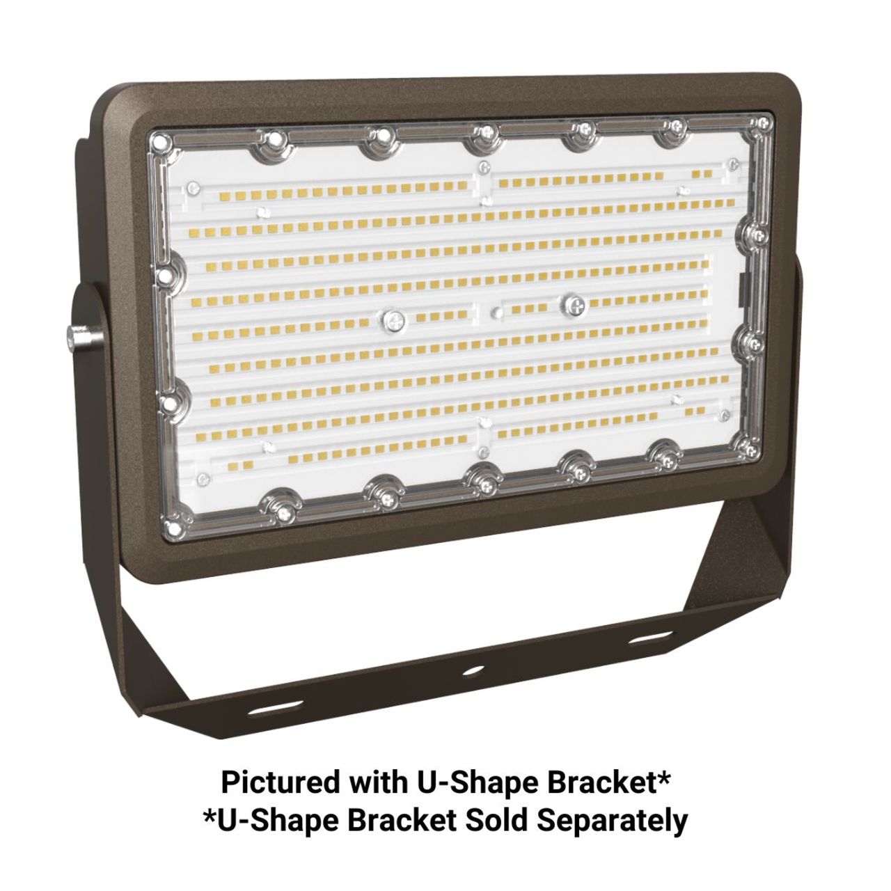 LED Flood Light - Wattage Adjustable 90W/120W/150W - 3CCT - Bronze - LumeGen