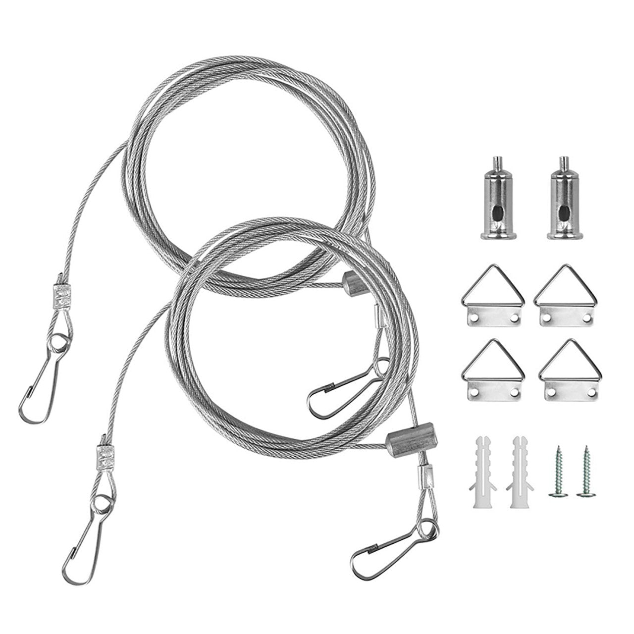 Case of 2 - 4-Cable Mount Kit for Eran Industrial LED Panels