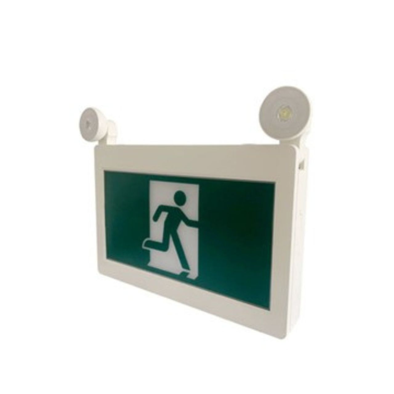 Case of 2 - LED H3 Running Man Exit & Emergency Combo Sign - 90-Minute Emergency Runtime - Beyond LED Technology