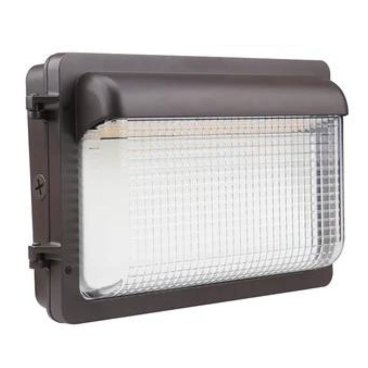 ZION LED Slim Wall Pack - Adjustable Wattage 30W/40W/60W - Adjustable CCT 30K/40K/50K - Bronze Finish - Beyond LED