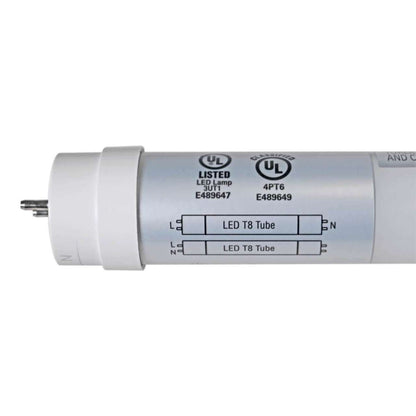 Case of 25 - 4ft LED T8 Tube - Type A+B - 15W - 2200 Lumens - 3500K 4000K 5000K - LumeGen