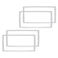 Case of 4 - LED 2x4 Flat Panel Surface Mount Fixture by Jen Lighting