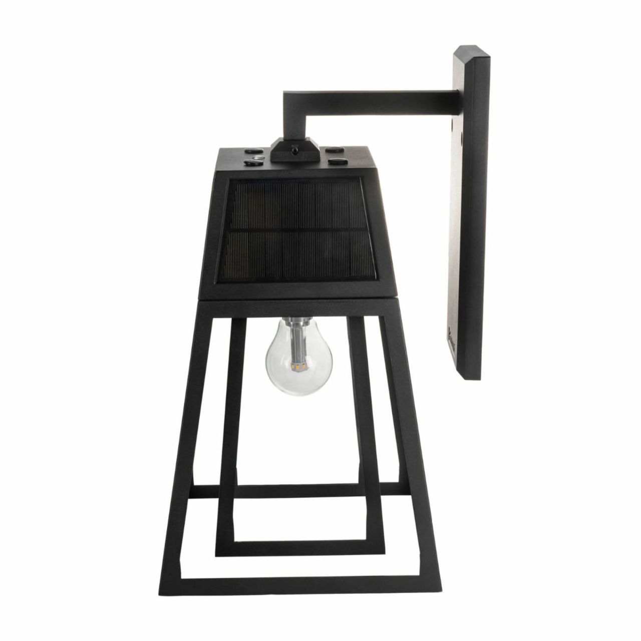 Solar LED Aria Wall Light - Black Finish -Gama Sonic