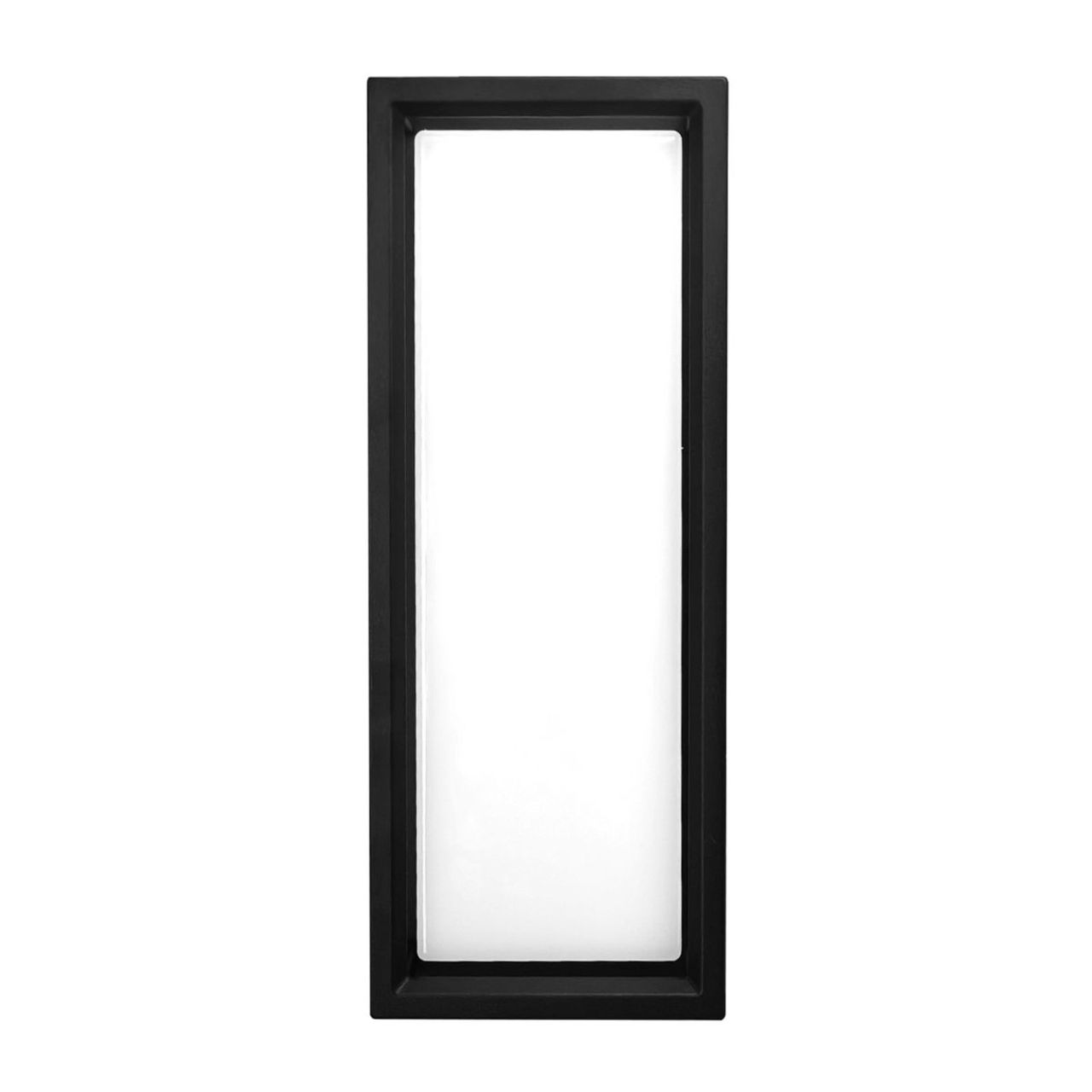 LED Modern Frame Wall Light - Indoor or Outdoor - 15W - 1200 Lumens - Color Tunable - Black Finish - LumeGen