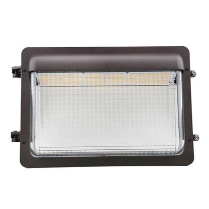 ZION LED Slim Wall Pack - Adjustable Wattage 30W/40W/60W - Adjustable CCT 30K/40K/50K - Bronze Finish - Beyond LED