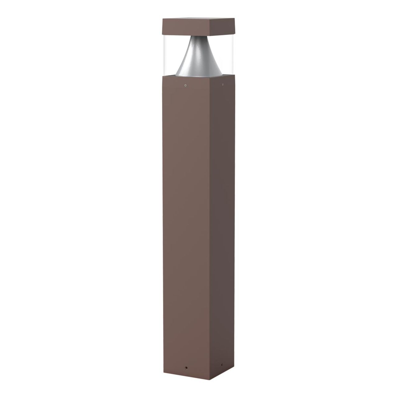 LED Square Bollard Light - Wattage Adjustable 14W/19W/24W - Color Tunable 3000K/4000K/5000K - LumeGen