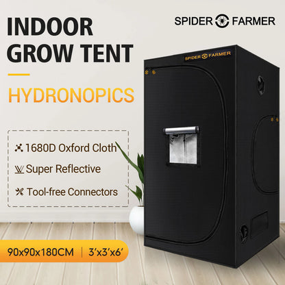 3ft. x 3ft. x 6ft. Indoor Grow Tent - Spider Farmer