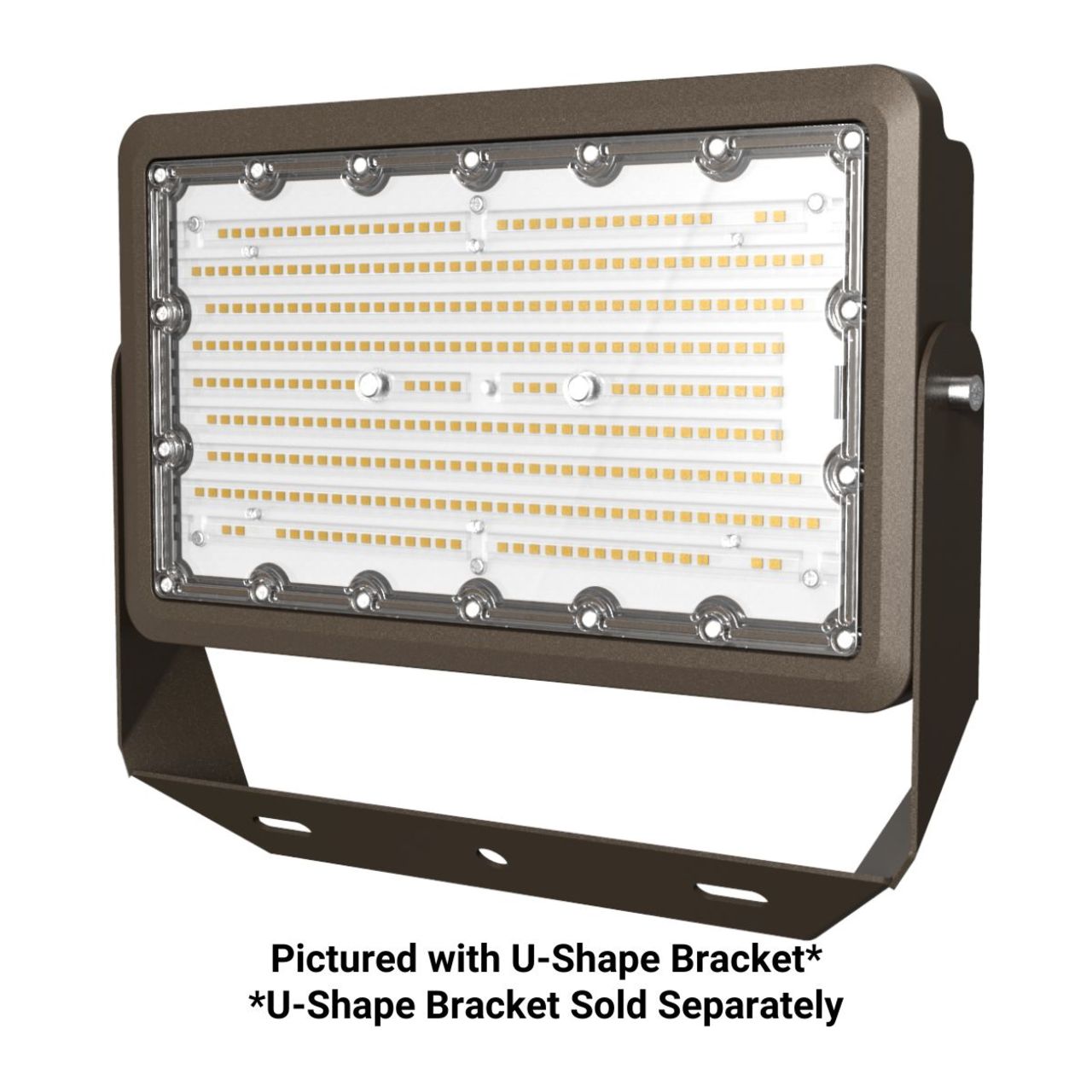 LED Flood Light - Wattage Adjustable 90W/120W/150W - 3CCT - Bronze - LumeGen