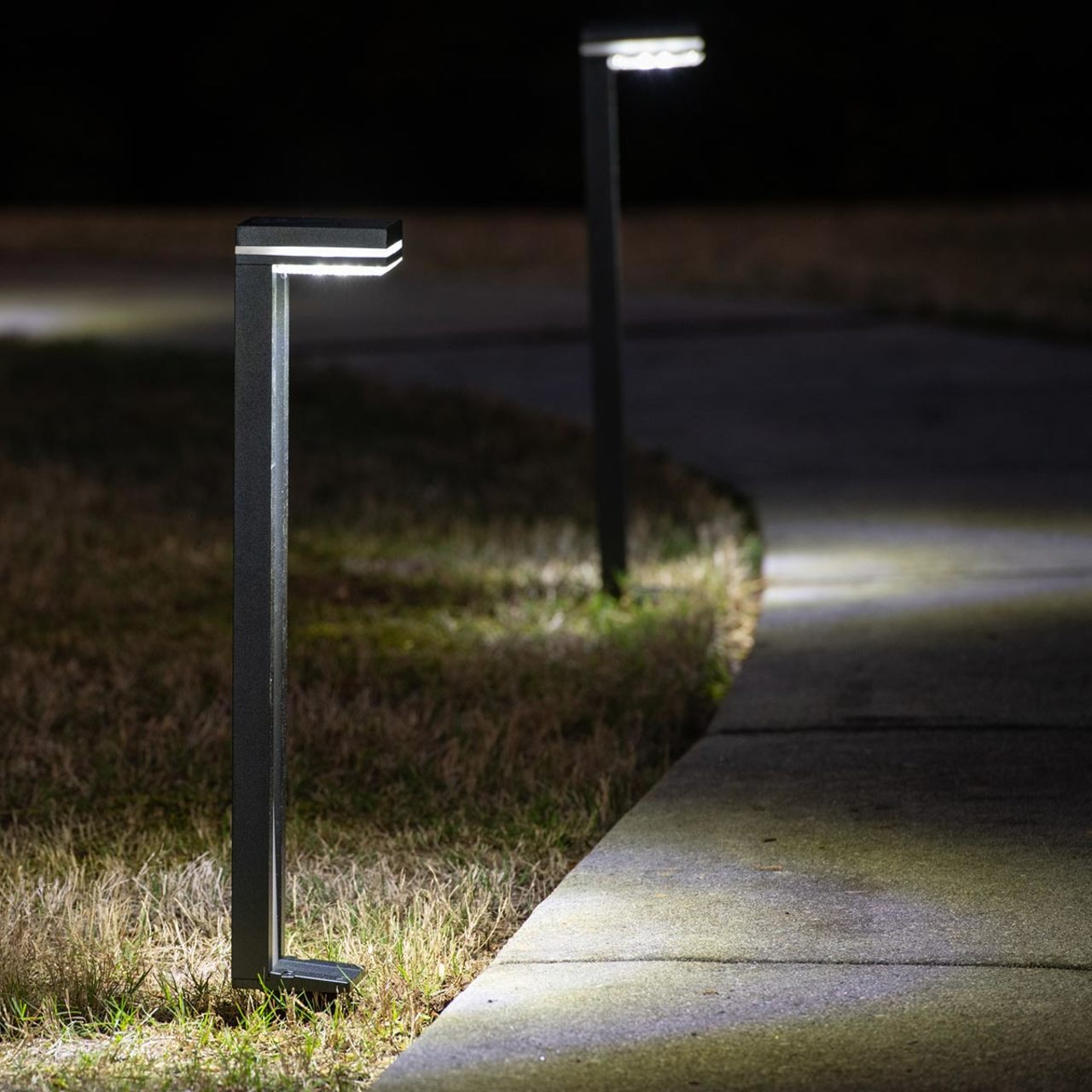 2-Pack Sentry Modern Solar Pathway Light - 60 Lumens - Gama Sonic