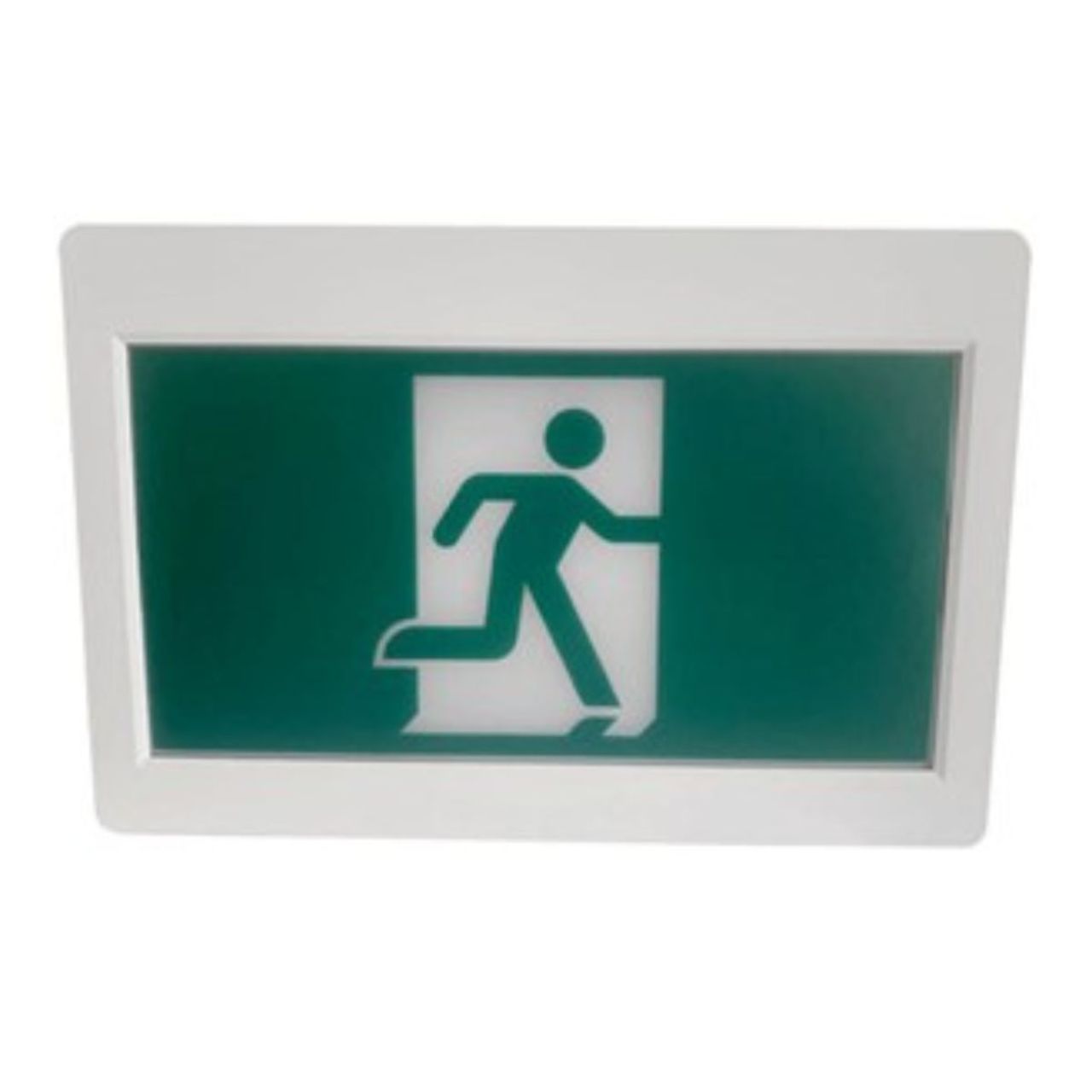 Case of 2 - LED H3 Running Man Exit Sign - 90-Minute Emergency Runtime - Beyond LED Technology