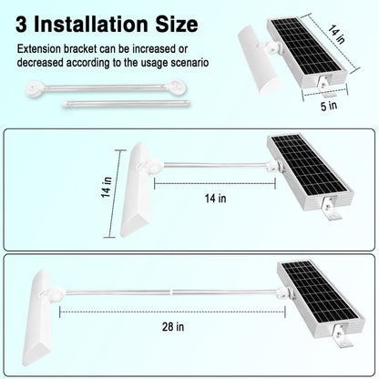 Solar LED Sign Light - 210 LEDs - LumeGen