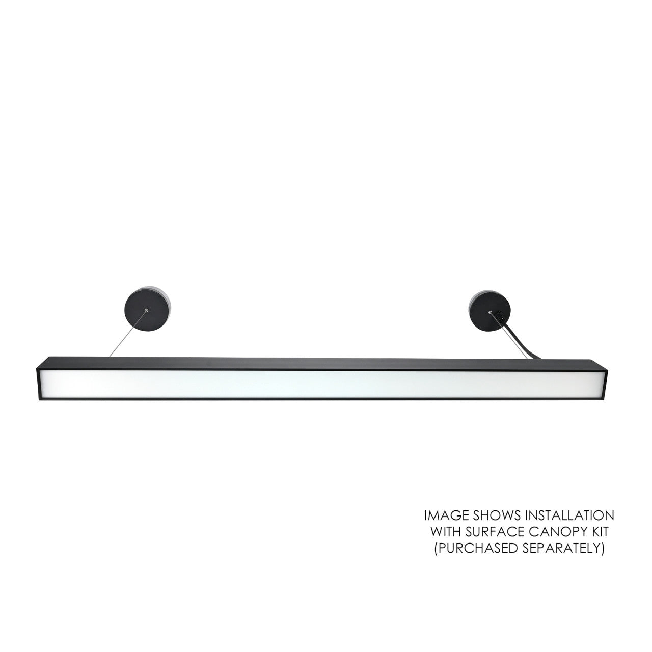 LED 4ft. Premium Architectural Up/Down Linear Light - 50 Watt - Color Tunable 30K/40K/50K - White, Black, or Silver Lamp Body - LumeGen