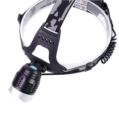 Rugged Blue 3W LED Rechargeable SOS Headlamp - 180 Lumens