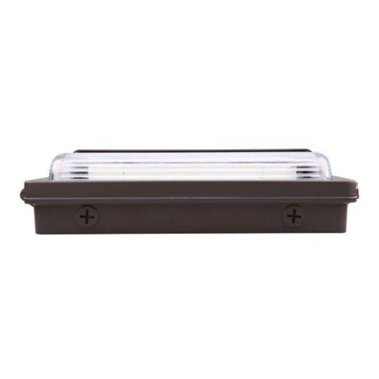 ZION LED Slim Wall Pack - Adjustable Wattage 80W/100W/120W - Adjustable CCT 30K/40K/50K - Bronze Finish - Beyond LED