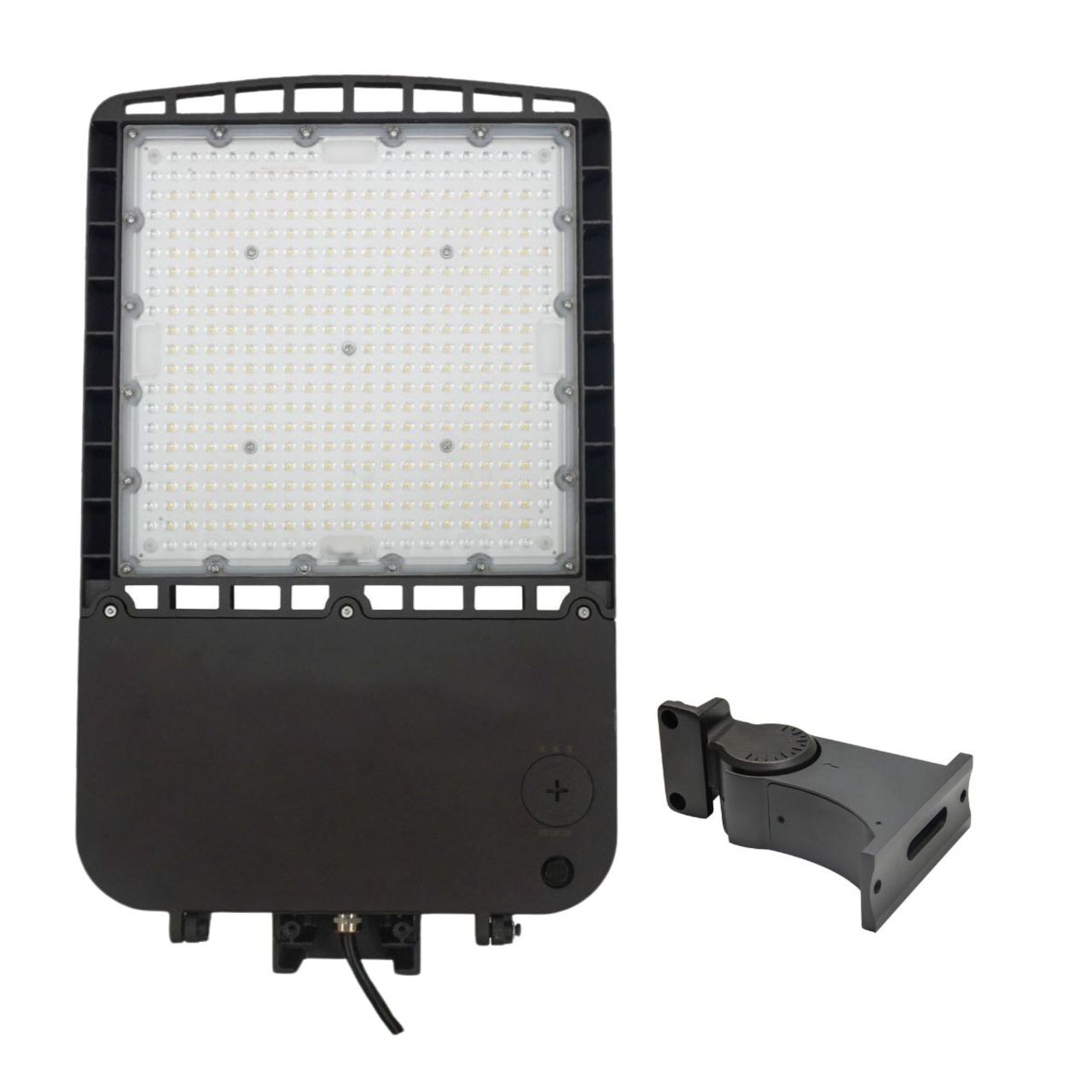 LED Area Light with Square/Round Pole Mount Bracket - Wattage Adjustable 200W/240W/300W - 5000K - LumeGen