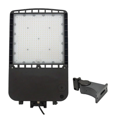 LED Area Light with Square/Round Pole Mount Bracket - Wattage Adjustable 200W/240W/300W - 5000K - LumeGen