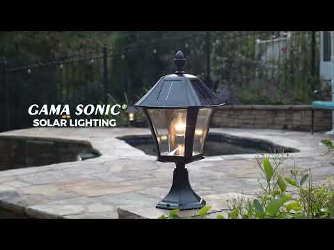 Solar LED Baytown Lantern Light - Gama Sonic