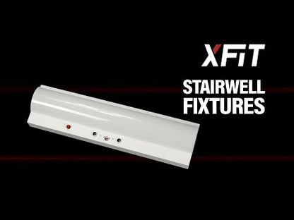 2ft. LED Wattage Adjustable & Color Tunable Stairwell Fixture - 15W/20W/25W - 3500K/4000K/5000K - Built-In Ultrasonic Sensor - Keystone