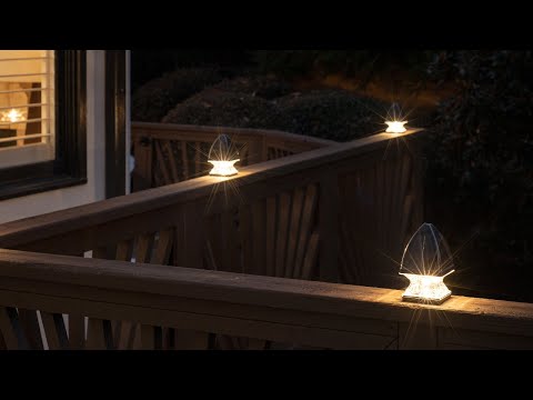 Solar LED Gothic Post Cap Light - 2-Pack - Gama Sonic