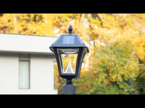 Solar LED Baytown II Lantern Light - Gama Sonic