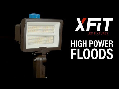 LED Wattage Adjustable & Color Tunable Flood Light - 210W/290W - 3000K/4000K/5000K - Keystone